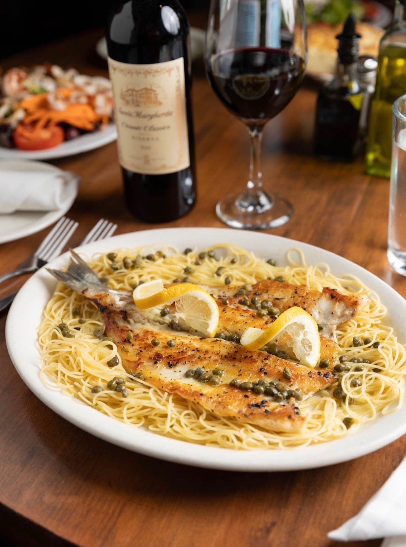 Autumn-themed Italian dishes including pumpkin risotto and spiced apple crostata.